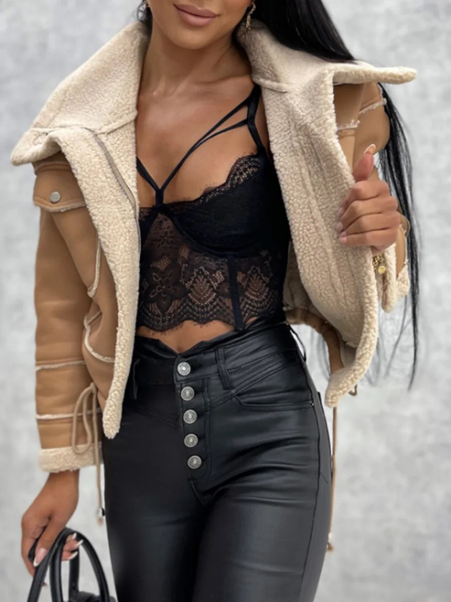 FemmeFlare Leather Crop | 30% OFF 👀